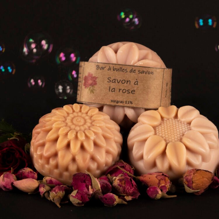 Savon macérat de rose