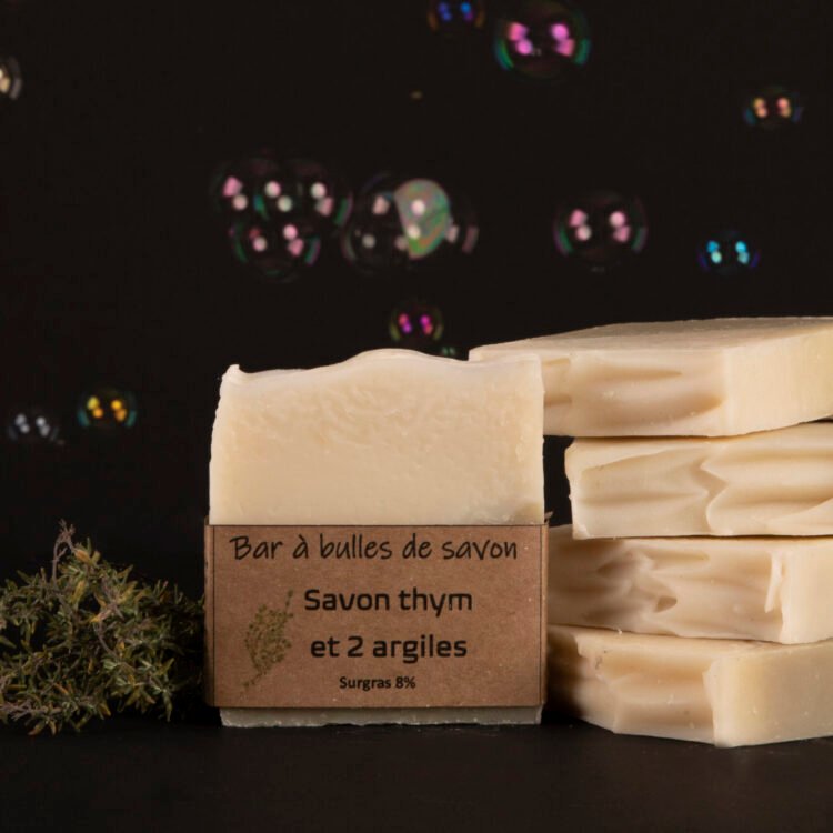 savon thym et 2 argiles