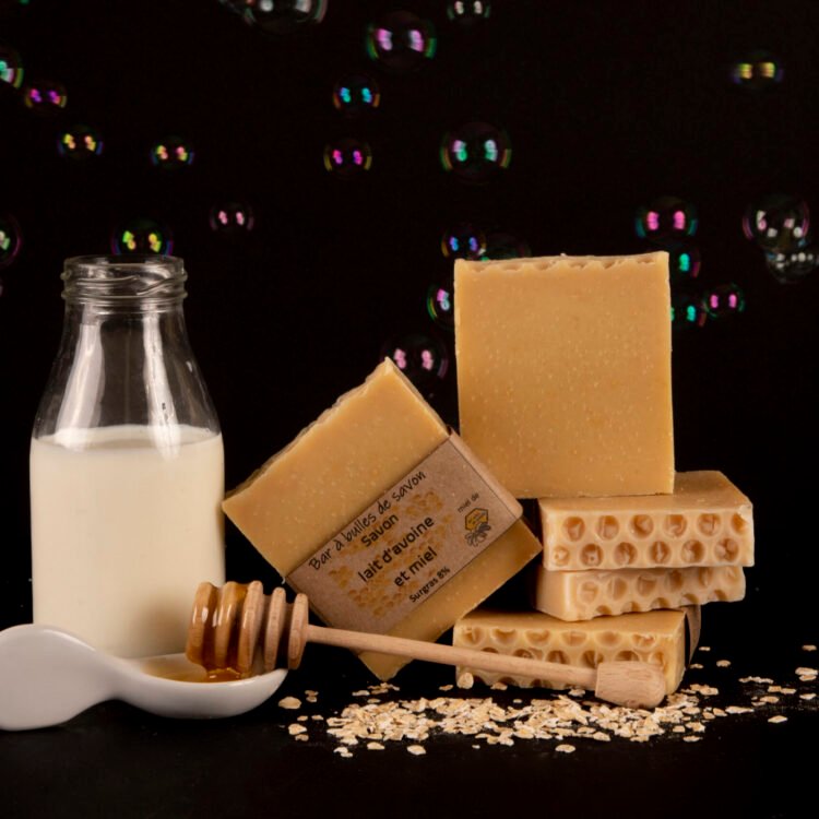Savon lait d'avoine et miel