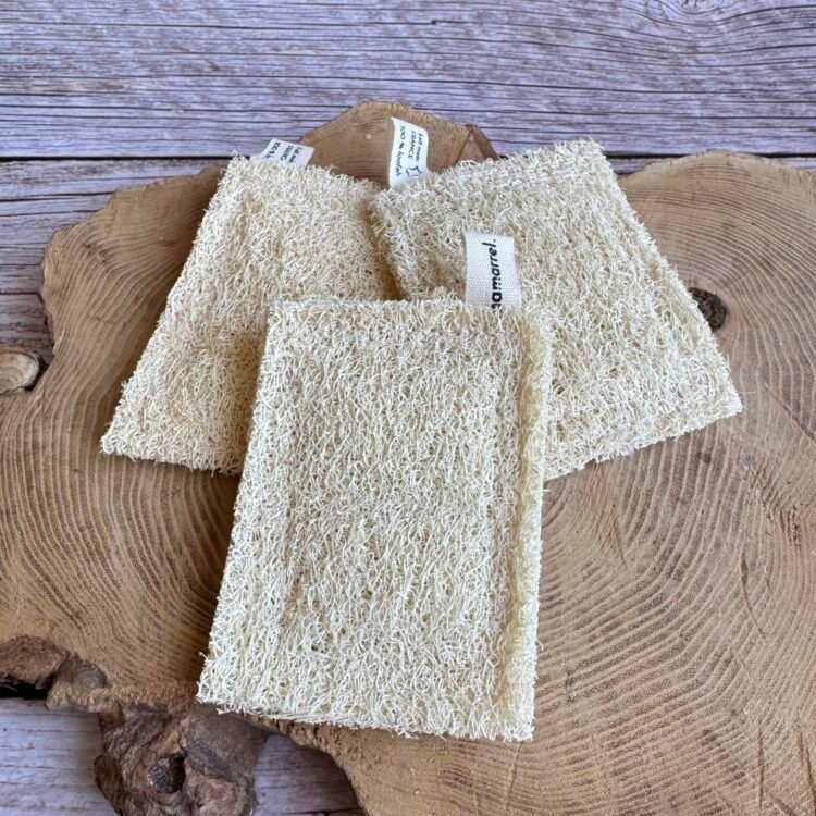 Éponge vaisselle loofah